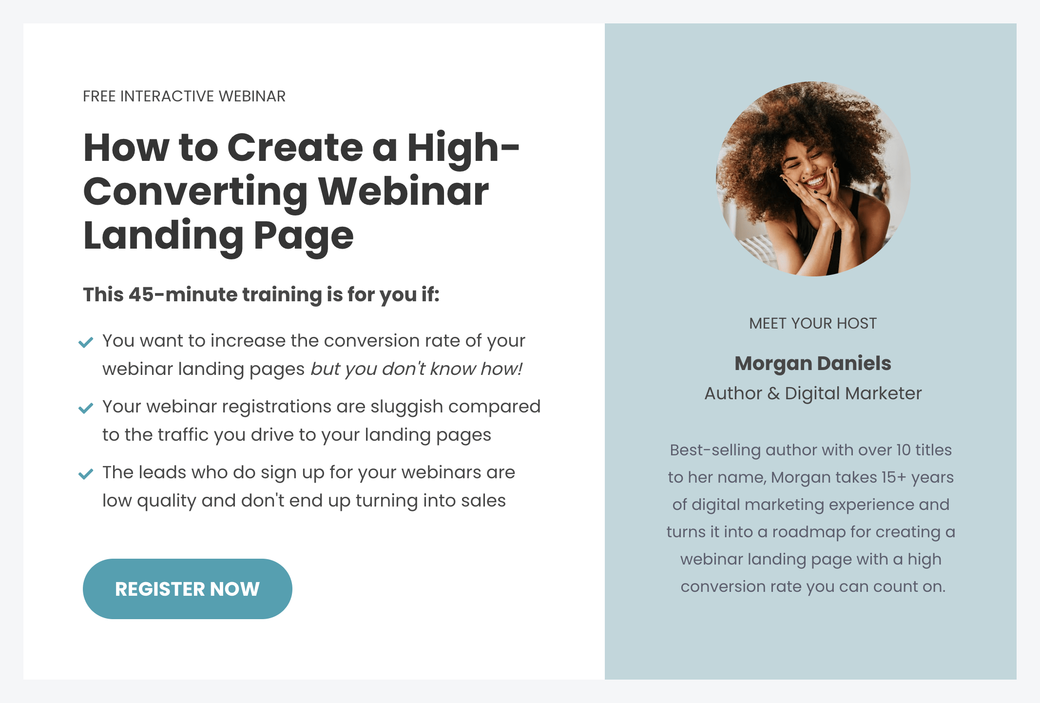 Creating A High Converting Webinar Landing Page Elearning Industry - Colorful Texture Collection - Desktop Quality